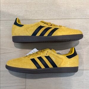 adidas Samba OG Yellow Black Gum IH4385 Retro Sneakers